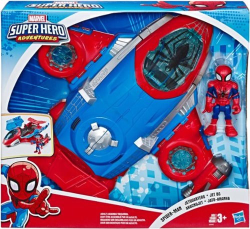 Hasbro - Playskool Heroes Marvel Super Hero Adventures Spider-Man Jetquarters