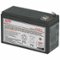APC - Replacement Battery Cartridge for Back-UPS, 12V 6.5Ah lead-acid battery, 2-year repair or replace warranty - Lead - Black-Front_Standard