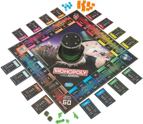 Hasbro Monopoly Voice Banking Electronic Family Board Game - Multi GLOBAL SHIPPING