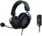 HyperX - Cloud Alpha S Wired 7.1 Surround Sound Gaming Headset for PC, PS5, and PS4 with Chat Mixer and Adjustable Bass - Black-Front_Standard 