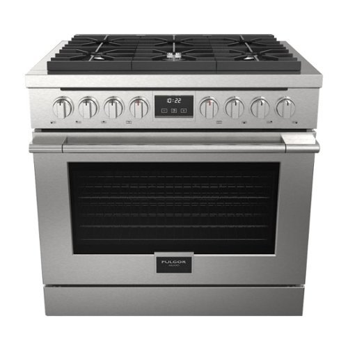 Fulgor Milano - 400 Series 5.7 Cu. Ft. Freestanding Gas Convection Range - Stainless steel