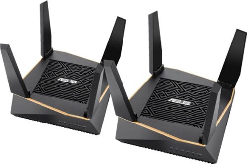 ASUS AX6100 Tri-band WiFi 6 Wireless Gaming Mesh Router (2-pack) - Black/Gold WORLDWIDE DELIVERY