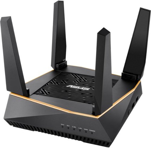 ASUS AX6100 Tri-band WiFi 6 Wireless Gaming Mesh Router (2-pack) - Black/Gold BUY IN UAE