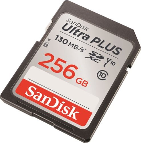 SanDisk Ultra Plus 256GB SDXC UHS-I Memory Card GLOBAL SHIPPING