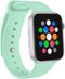 Modal™ - Silicone Band for Apple Watch 42, 44, 45mm (Series 1-8) and Apple Watch Ultra 49mm - Mint Green-Angle_Standard 