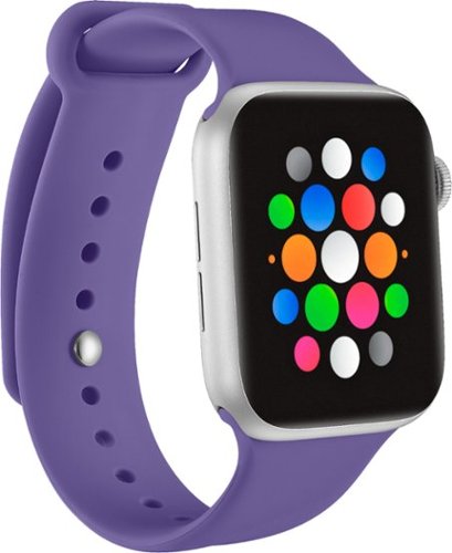 Modal™ - Silicone Watch Band for Apple Watch 42mm, 44mm, Apple Watch Series 7 45mm and Apple Watch Series 8 45mm - Ultra Violet