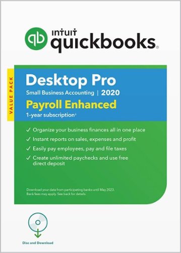 QuickBooks - Desktop Pro 2020 + Enhanced Payroll - Windows-Front_Standard 