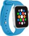 Modal™ - Silicone Band for Apple Watch 42, 44, 45mm (Series 1-8) and Apple Watch Ultra 49mm - Bright Blue-Angle_Standard