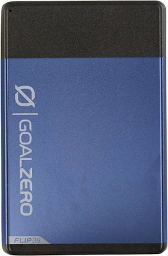 Goal Zero - Flip 10,050 mAh Portable Charger for Most USB-Enabled Devices - Slate Blue-Front_Standard 