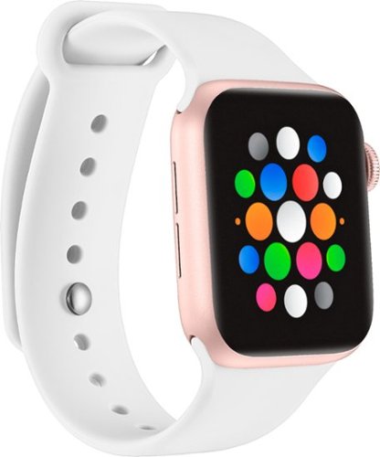 Modal™ - Silicone Band for Apple Watch 38mm, 40mm, 41mm and Apple Watch Series 8 41mm - Pure White