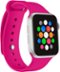 Modal™ - Silicone Band for Apple Watch 38mm, 40mm, 41mm and Apple Watch Series 8 41mm - Neon Pink-Angle_Standard