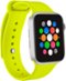 Modal™ - Silicone Band for Apple Watch 42, 44, 45mm (Series 1-8) and Apple Watch Ultra 49mm - Neon Yellow-Angle_Standard