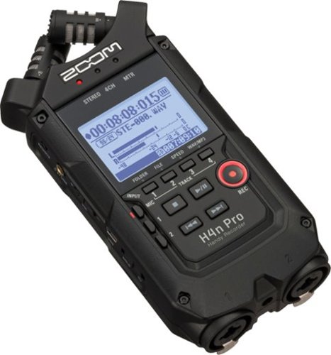 Zoom H4N PRO Handy Recorder - All Black WORLDWIDE DELIVERY