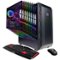 CyberPowerPC - Gaming Desktop - AMD Ryzen 5 1600 - 8GB Memory - AMD Radeon RX 580 - 480GB Solid State Drive - Black-Left_Standard