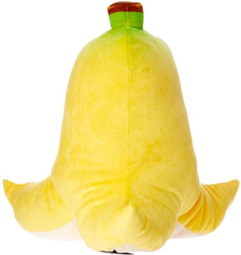 TOMY Club Mocchi- Mocchi- Mario Kart Banana Mega 15 inch Plush Stuffed Toy - Yellow/White GLOBAL SHIPPING