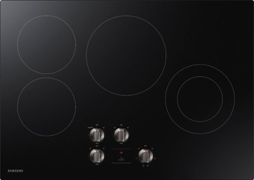 Samsung - 30" Built-In Electric Cooktop - Black