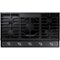 Samsung - 36" Built-In Gas Cooktop with 5 Burners - Black Stainless Steel-Front_Standard