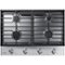 Samsung - 30" Built-In Gas Cooktop with 4 Burners - Stainless Steel-Front_Standard