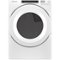 Amana - 7.4 Cu. Ft. Stackable Electric Dryer with Sensor Drying - White-Front_Standard