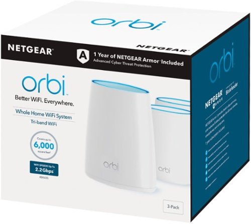 NETGEAR Orbi AC2200 Tri-Band Mesh Wi-Fi System (3-pack) - White HOW TO BUY