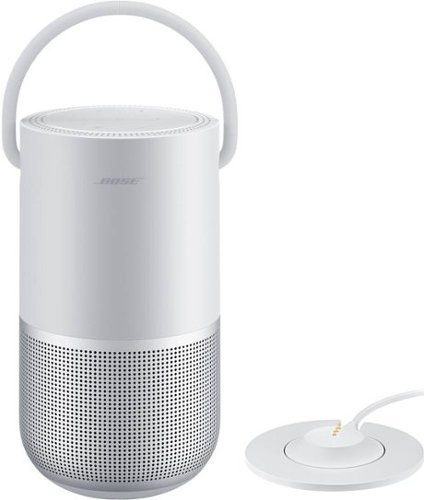 Bose Portable Smart Speaker Charging Cradle Luxe Silver