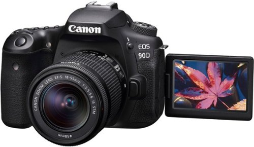 Canon EOS 90D DSLR Camera with EF-S 18-55mm Lens - Black WORLDWIDE DELIVERY