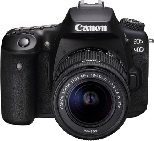 Canon EOS 90D DSLR Camera with EF-S 18-55mm Lens - Black SHOP ONLINE