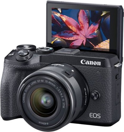 Canon EOS M6 Mark II・EVF-DC2セット Canon EOS M6 Mark II Mirrorless Camera with EF M 15 45mm
