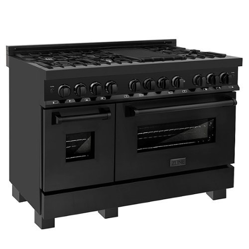 ZLINE - Professional 6 Cu. Ft. Freestanding Double Oven Dual Fuel Range-Front_Standard 