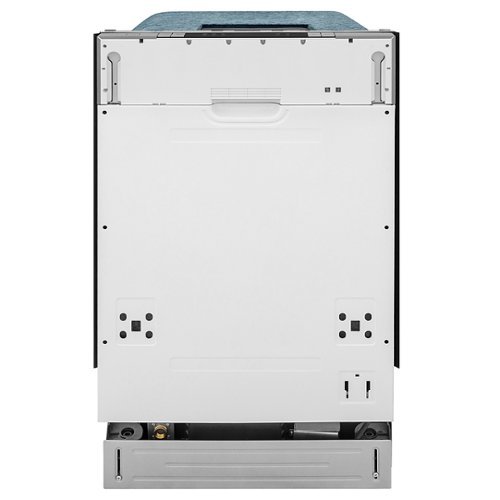 "ZLINE - 18"" Compact Top Control Built-In Dishwasher with Stainless Steel Tub, 44 dBa - Stainless steel"