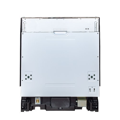 ZLINE - 24" Compact Top Control Built-In Dishwasher with Tub, 44 dBa - Stainless Steel-Front_Standard 