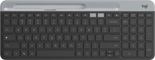  Logitech - K580 Multi-Device Chrome OS Edition Full-size Wireless Membrane Keyboard - Graphite