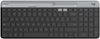 Logitech - K580 Multi-Device Chrome OS Edition Full-size Wireless Membrane Keyboard - Graphite-Front_Standard