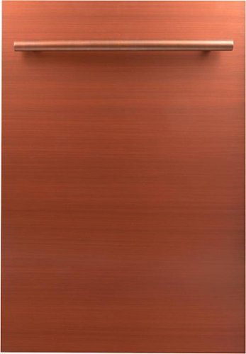 ZLINE - 18" Compact Top Control Built-In Dishwasher with Stainless Steel Tub, 40 dBa-Front_Standard 