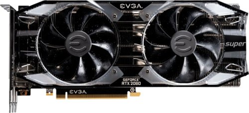 EVGA NVIDIA GeForce RTX 2080 SUPER XC ULTRA GAMING 8GB GDDR6 PCI Express 3.0 Graphics Card - Black/Transparent INTERNATIONAL SHIPPING