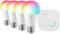 Sengled - Smart A19 LED 60W Bulbs Starter Kit Works with Amazon Alexa & Google Assistant (4-Pack) - Multicolor-Front_Standard