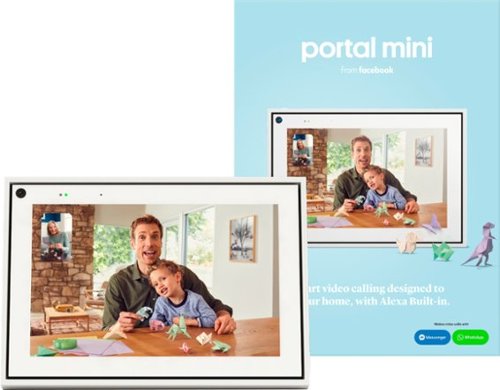 Facebook Portal Mini Smart Video Calling 8 Display with Alexa - White WORLDWIDE DELIVERY