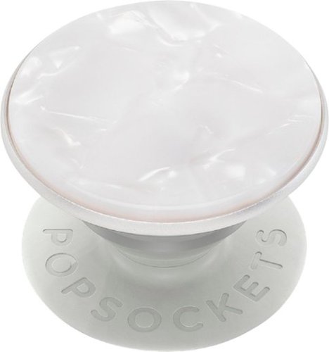 PopSockets - PopGrip Luxe Cell Phone Grip and Stand - Acetate Pearl White