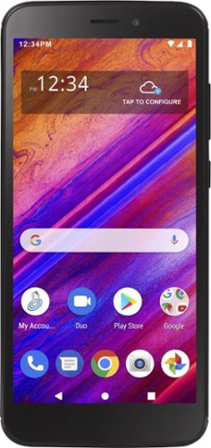 Tracfone - BLU View 1 - Black-Front_Standard 