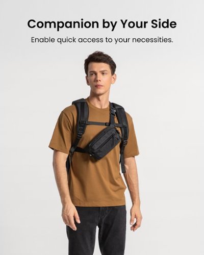 tomtoc Aviator-T35 1.5L X-Pac Sling Bag with RFID Blocking, Minimalist Crossbody Bag Chest Shoulder Pack for Travel, Everyday - Black SHOP ONLINE
