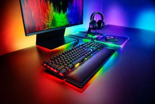 Razer Huntsman Elite Full Size Wired Opto-Mechanical Linear Switch Gaming Keyboard with Chroma RGB Backlighting - Black BUY ONLINE