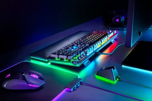 Razer Huntsman Elite Full Size Wired Opto-Mechanical Linear Switch Gaming Keyboard with Chroma RGB Backlighting - Black BUY IN EUROPE