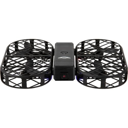 Sky Rider - Foldable Quadcopter with Remote Controller (Android and iOS-compatible) - Black-Front_Standard 