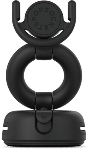 PopSockets Car Dash & Windshield Car Holder for Mobile Phones - Black WORLDWIDE DELIVERY