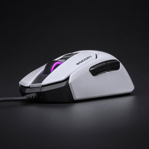 ROCCAT Kain 120 AIMO Wired Optical Gaming Mouse with RGB Lighting - White WORLDWIDE DELIVERY