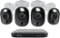 Swann - 8-Channel, 4-Camera Indoor/Outdoor Wired 4K UHD 2TB DVR Surveillance System - Black/Gray/White-Front_Standard