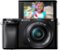 Sony - Alpha 6100 Mirrorless 4K Video Camera with E PZ 16-50mm Lens - Black-Front_Standard 