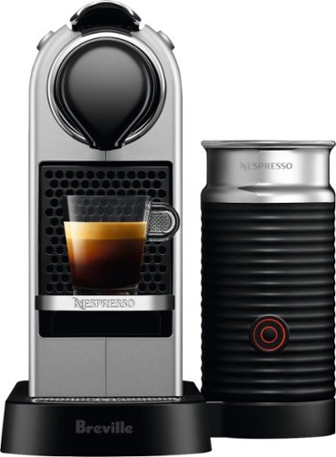 Nespresso - CitiZ&milk by Breville - Silver-Front_Standard 