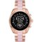 Michael Kors - Gen 5 Bradshaw Smartwatch 44mm - Rose Gold with Rose Gold/Pink Band-Front_Standard