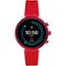 Fossil - Sport Smartwatch 41mm Aluminum - Red with Red Silicone Band-Front_Standard